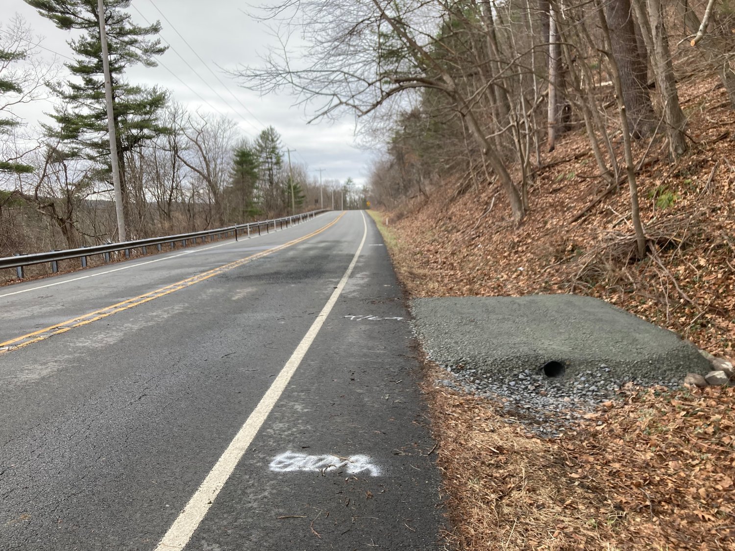 When a traffic light is installed on this pad, a single lane of traffic will open up this major artery between Route 729 and Raymondskill Road, just south of Milford.